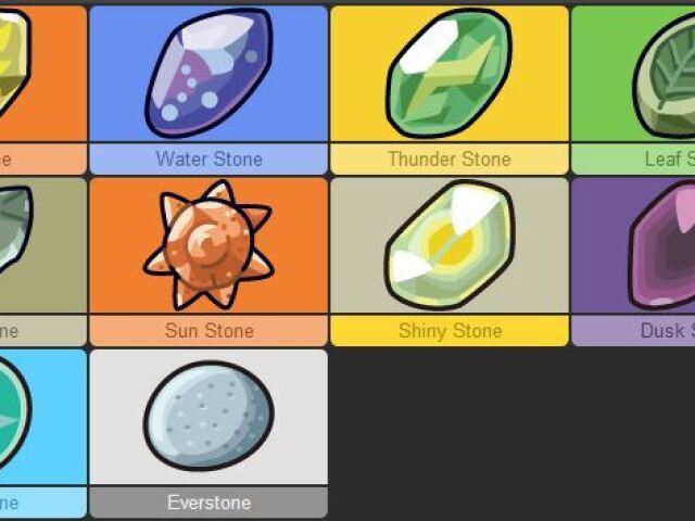 Qual seria o Pokémon que você evoluiria com a Stone?