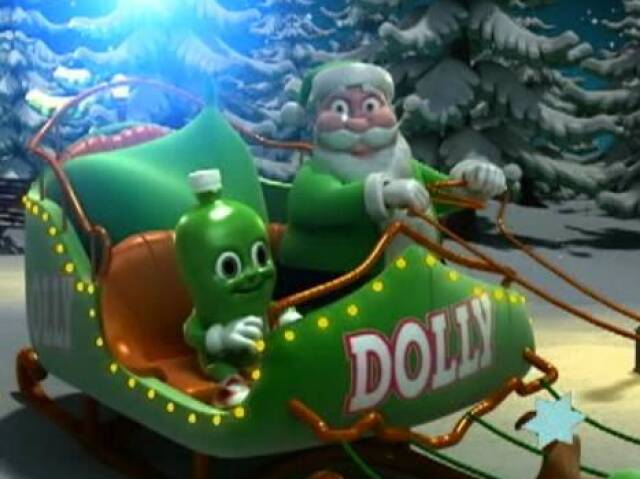 Dollynho e Papai Noel Verde