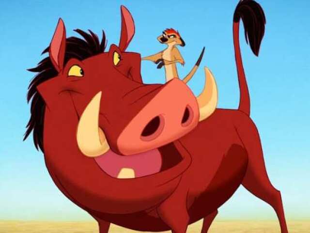 Timon and Pumbaa