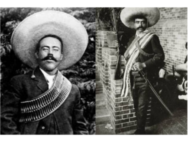 Pancho Villa e Emiliano Zapata