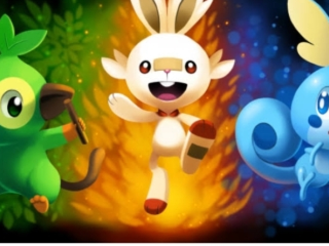 Galar (scorbunny, sobble, grookey)