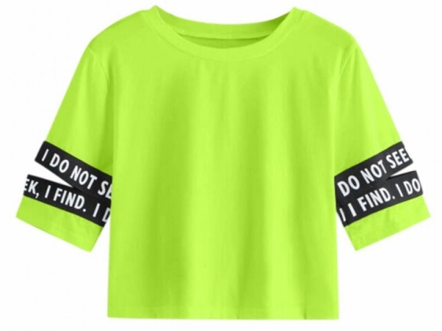 uma blusa neon