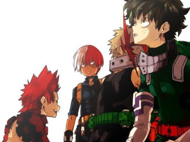 ✨Você é mais Midoriya, Bakugou, Todoroki ou Kirishima?✨