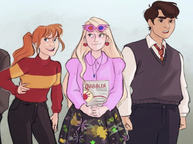 trio de prata (ginny, luna e neville)