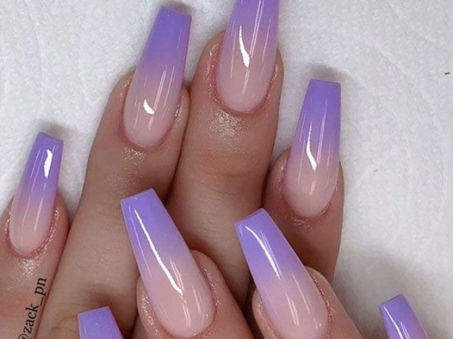 lilac nails