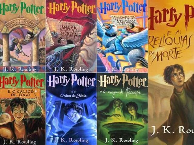 coleção de livros do
HARRY POTTER