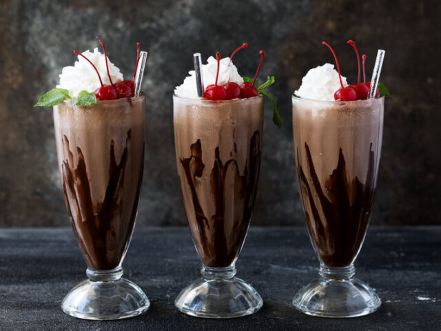 Milk shake de chocolate