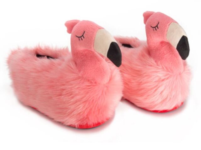 Pantufa de flamingo