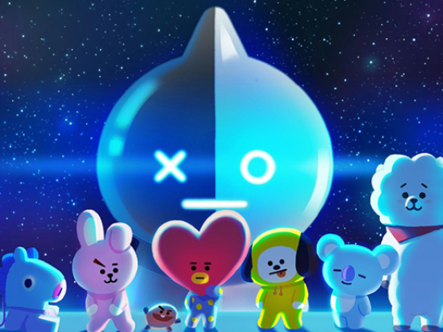 quais são os nomes dos mascotes do bts e qm os criou?