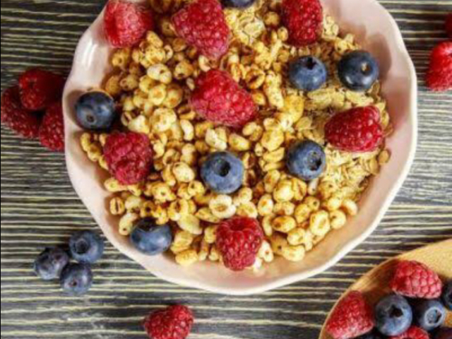 Cereal com frutas