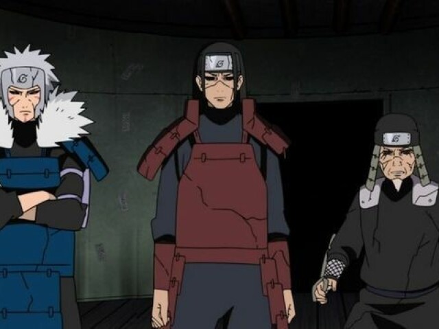 Tobirama,Hashirama e Hiruzen