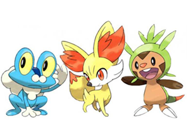 froakie,chespin e fenekin