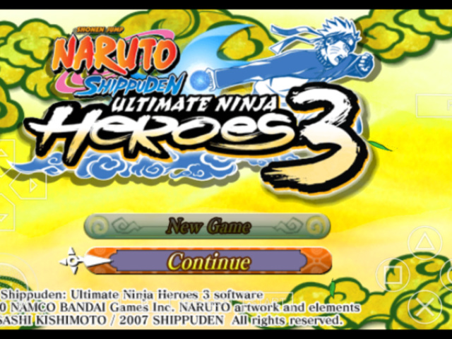 Naruto Shippuden ultimate ninja heroes 3