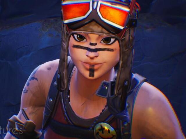 A Renegade Raider, é muito requisitada pelo público do jogo, não só pela sua raridade, mas pela sua aparência simples e interessante. A Renegade Raider possui um capacete de condutor de avião, meio antigo, junto com um par de óculos que ficam em sua cabeça. Ela se enche de riscos por toda a cara, linhas pretas que não têm significado. Duas em cima do nariz, e uma situada na vertical ao pé da boca. Esta skin se enche de tatuagens pelo corpo e possui um colar com dois objetos azuis, parecidos com retângulos. Ela usa também luvas e, na mão esquerda, meio que um relógio do futuro, bem estranho. A skin possui umas calças velhas, castanhas, um cinto, e vários bolsos e botões pelas calças. Ela usa também uma camiseta castanha escura as riscas, seguido de meio que um escudo metálico bronzeado, que cobre o seu corpo para cima do umbigo.