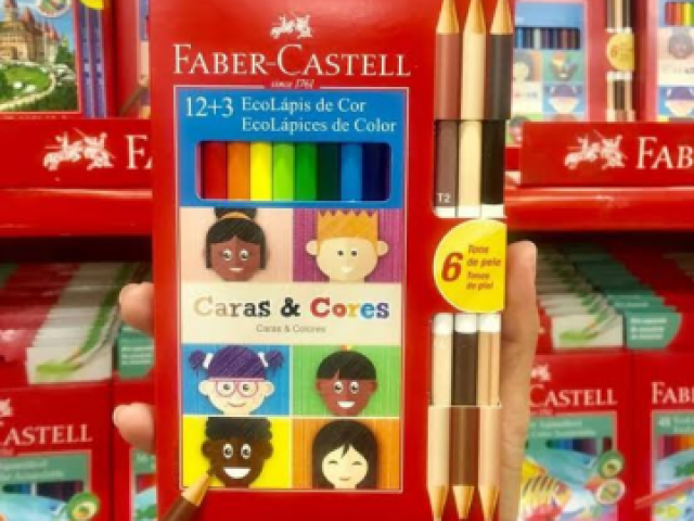 Faber castell caras e cores