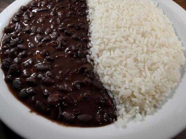 Arroz e feijão