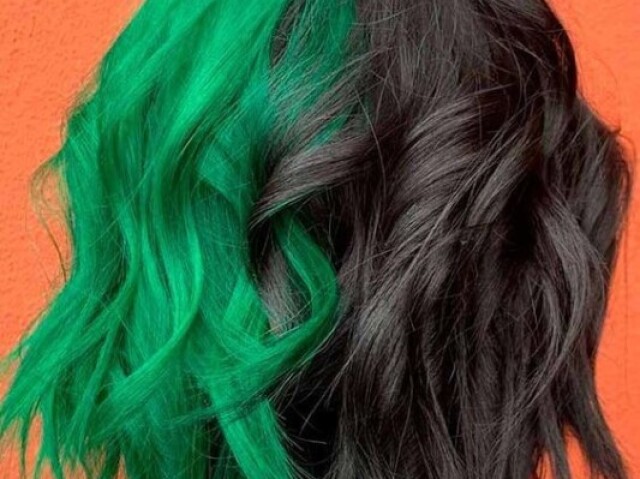 Verde com preto