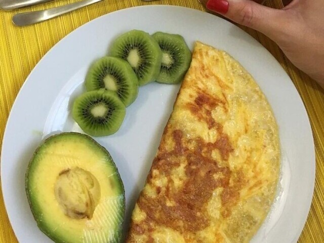 Um café da manhã saudável, mas não sustenta muito