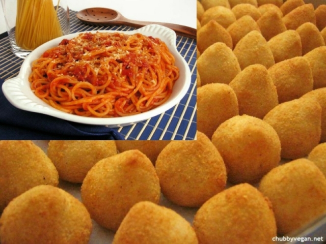 Macarronada e coxinha