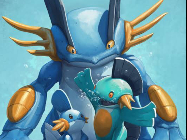 Mudkip, marchotomp, swampert