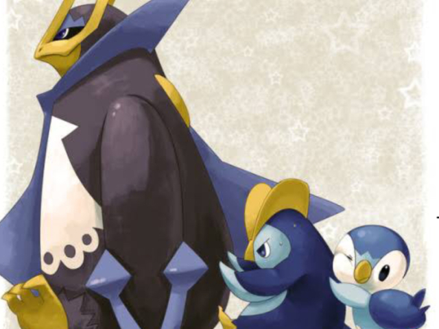 Piplup, prinplup, empoleon