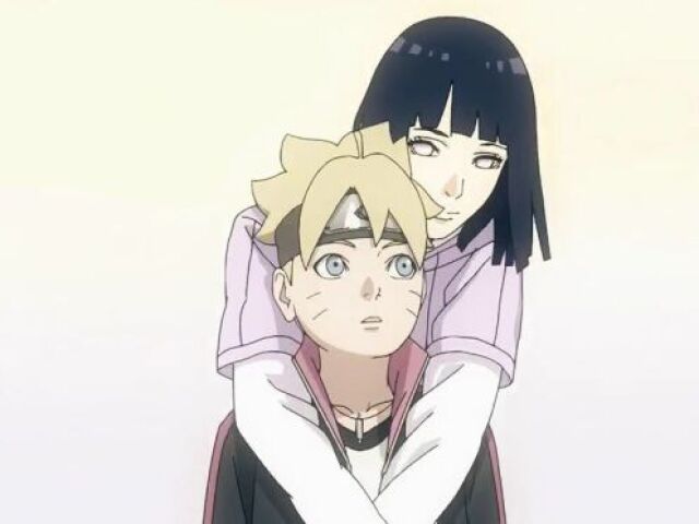 sua mãe chama Hinata. seu pai Boruto