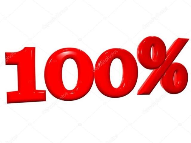 100 %.