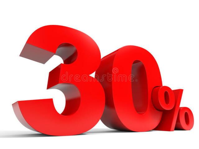 30%.