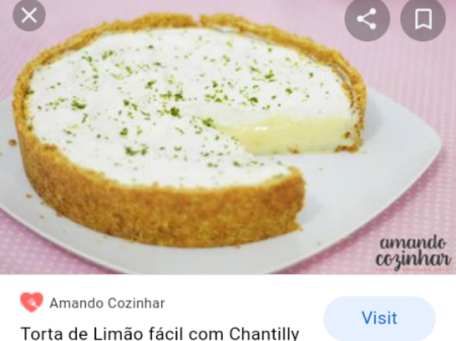 Tortas de limão