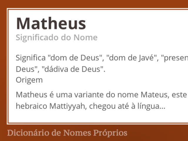 Matheus