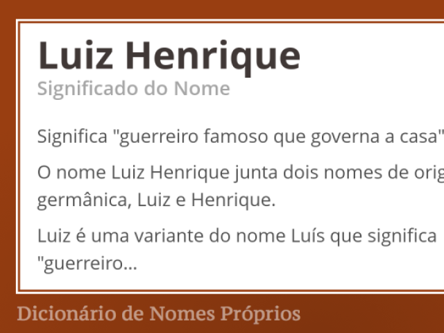 Luis Henrique