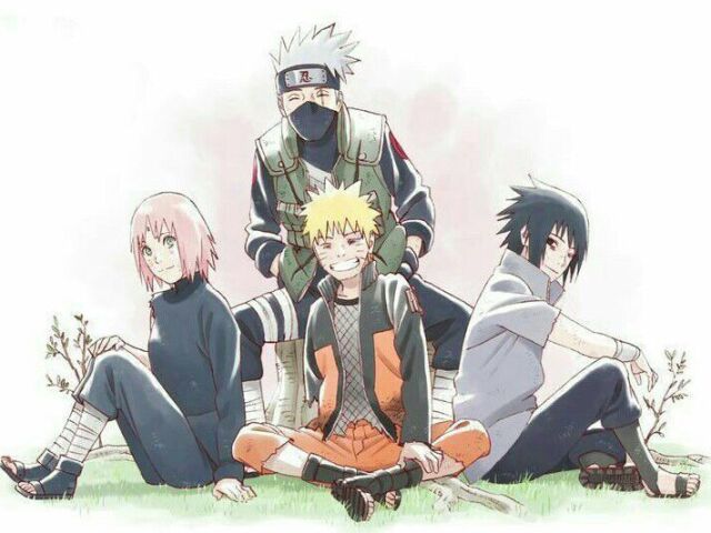 Kakashi,Naruto,Sasuke,Sakura