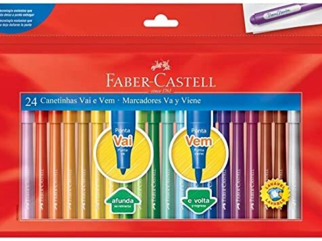 Canetinha faber Castell vai e vem