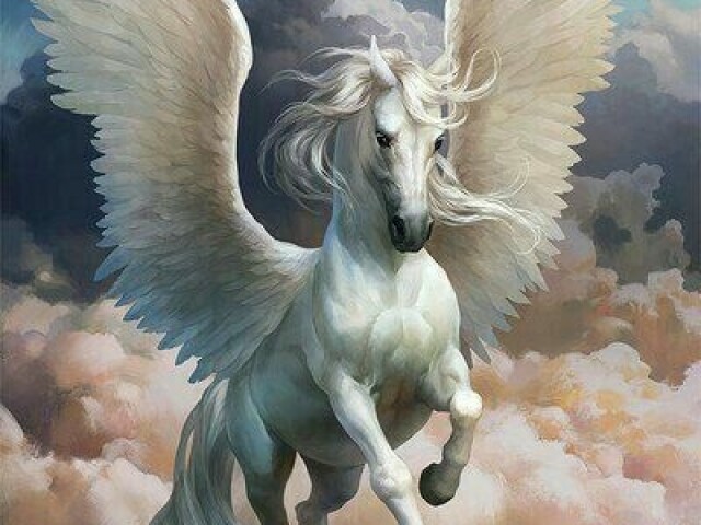 O Indomável pegasu, o ser alado que apenas com um bater de asas libera toda a paz que lhe emana.