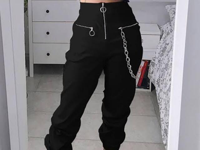 Calça Preta Jogger