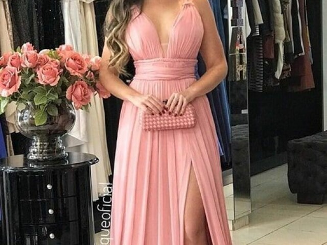 Nada melhor que um vestido rosa, Quero parecer uma princesa!!!