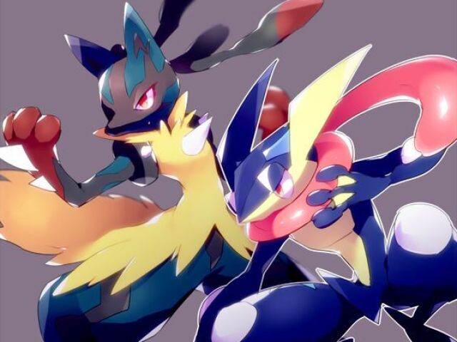 Greninja e Lucario