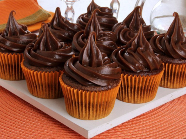 Cupcake de chocolate