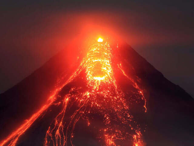 Volcanic eruption