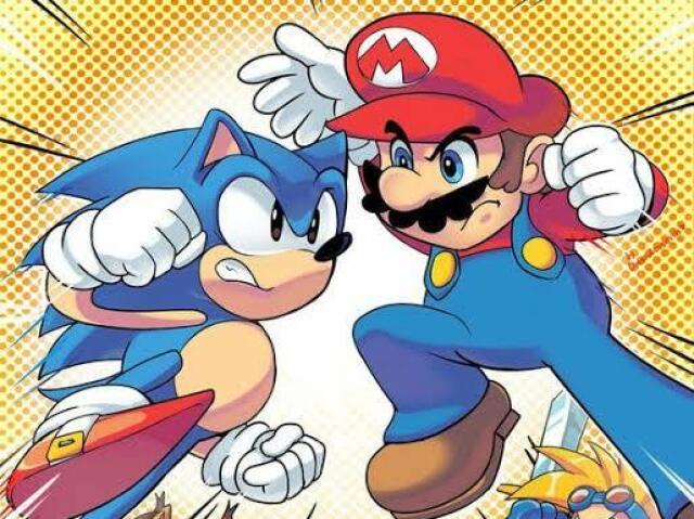 Você é mais o universo Sonic ou Mario ou os dois?