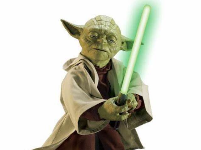 O Mestre Yoda, de Star Wars, foi projetado para se parecer com
Albert Einstein.