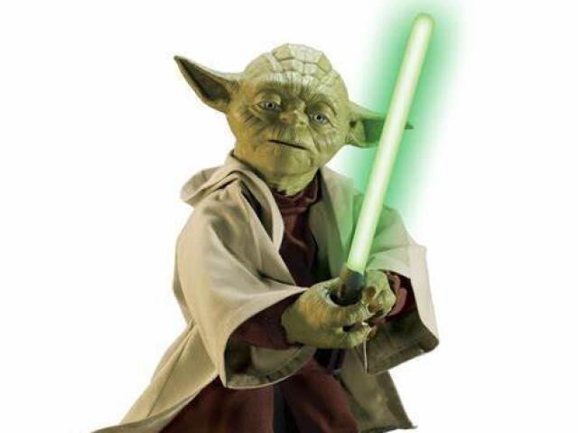 O Mestre Yoda, de Star Wars, foi projetado para se parecer com 
Albert Einstein.