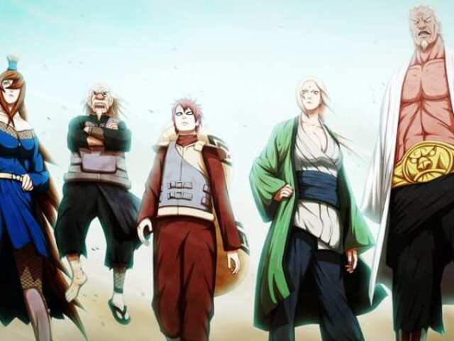 5 kages(shipudden)