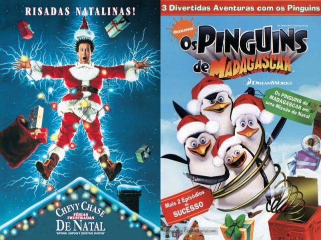Férias frustradas de natal/Os pinguins de Madagascar em uma missão de natal