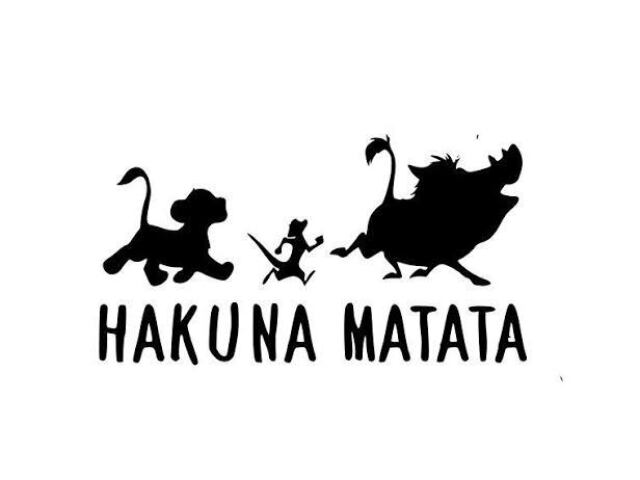 O rei leão - hakuna matata ( hakunasbatata )