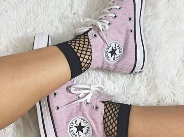 Esse rosa pastel no all star😍