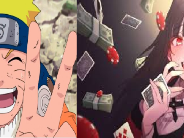 Você é mais: Naruto ou Kakegurui?