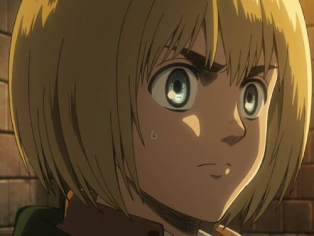 Meu deus, você tem tudo para ser o Armin! ✨