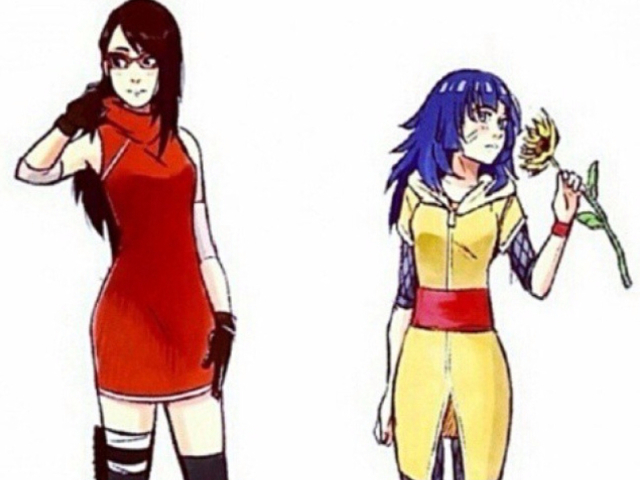Quem você seria Sarada ou Himawari?