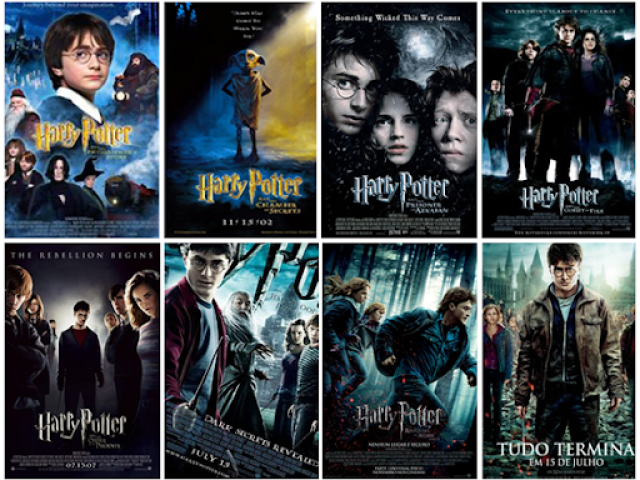 Escolha imagens e te indicarei um filme de Harry Potter